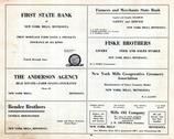 First State Bank, Fiske Brothers, Anderson Agency, Bender Brothers, J.W. Trupukka, Otter Tail County 1925